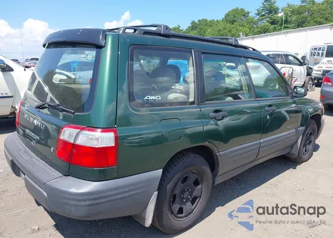 2002 Subaru Forester L из США, поврежденный, VIN JF1SF63522H706253